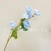 6 Cabezas de Rosas de Té, Exquisitas Rosas Pequeñas, Flores Artificiales, Decoración de Techo para Bodas, Flores Artificiales de Pie para Sala de Estar, Fabricantes Nórdicos al por Mayor