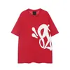Transfronterizo Daifa SynaWord Calle Principal Hip Hop Estampado en Espuma Manga Corta Pantalones Cortos Traje Casual Hombre Hip Hop Americano Camiseta