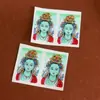 Promoção Quente Xizang Nepalês Pintado à Mão Puro Thangka Tara Verde Núcleo de Cartão 2*3