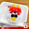 Doze Bonecos de Pelúcia do Zodíaco Bolsa Pingente Desenho Animado Menina Fofa Pingente que Faz Barulho Chaveiro Atacado