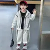 Conjunto de Primavera para Niños con Cierre Frontal, Nuevo Conjunto Deportivo Elegante de Dos Piezas para Niños Primavera y Otoño 2026, Ropa para Bebé