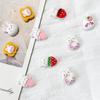 Novos acessórios para unhas dos desenhos animados on-line celebridade bonito coelho morango diy creme cola hairpin acessórios resina atacado