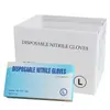 Guantes Desechables Mixtos de Nitrilo Impermeables para Hornear Tatuaje Látex Alta Elasticidad Compuesto Rosa Nitrilo Guantes Purificados