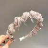 Faixa de Cabelo Antiderrapante com Dentes, Envolvida em Cristal de Alta Qualidade, Acessório de Cabelo Elegante e Versátil para Sair
