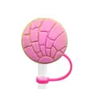 Tampas de Silicone para Canudos de Desenho Animado Fofas, Venda Quente Transfronteiriça, Em Estoque, Tampas de Canudo Personalizadas para Copos de Chá de Leite, Acessórios de Tampas à Prova de Poeira para Canudos