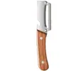 Descascador com Cabo Espesso de Madeira Maciça Faca para Descascar Frutas Batata Melão de Inverno Alface Cana-de-Açúcar Ferramenta de Cozinha Ferramenta de Descascar