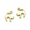 Acessórios para Joias DIY Transfronteiriços Atacado Pingente de Gatinho Retrô Colar Pulseira Chaveiro Feito à Mão Pingente de Liga