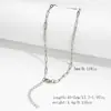 Colar Transfronteiriço Feminino em Aço Inoxidável Banhado a Ouro 18K Real Corrente Osso de Cobra Corrente Lisa Corrente de Clavícula Fashionável Corrente Versátil em Aço Titânio