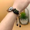 Adecuado para Correa de Reloj Xiaomi Mi Band 8/9Pro Universal NFC Gato Lindo Correa de Muñeca Ajustable Pulsera Trenzada Correa de Reloj