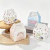 Caja para Pastel de Mousse, Caja Portátil para Empacar Pastel en Rebanadas, Caja Creativa Desechable para Pastel Mille-Feuille al por Mayor