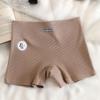 Pantalones de Seguridad para Mujer, Anti-Exposición 10A Antibacterianos Algodón Puro en la Entrepierna Cintura Media Delgados Sin Enrollarse Calzoncillos tipo Boxer, Ropa Interior de Algodón Puro para Mujer