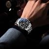 Comercio Exterior Más Vendido Negocios Luminoso Impermeable Reloj de Cuarzo para Hombre Modelo Clásico con Manecillas Pequeñas y Tres Subesferas Multifuncional Reloj de Cuarzo