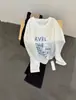 Camiseta de Manga Larga Juvenil con Estampado de Letras GAGD Protección Solar Estilo Coreano Moda Versátil Cómoda Casual