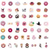 50 Novos Adesivos de Graffiti de Rosquinhas para Decorar Malas, Copos de Água, Armários de Cadernos, Adesivos à Prova d'Água Atacado