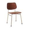 Cadeira de jantar retro de madeira maciça para restaurante nórdico cadeira de encosto para mesa de jantar de sala de estar em casa cadeira de escritório de ferro com design simples