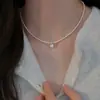 Collar de Perlas Estilo Francés Princesa Diana, Cadena de Clavícula de Lujo de Alta Gama, Nueva Moda 2026 Cadena para Suéter Cadena de Cuello