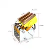 Línea de contacto deslizante de tubo simple/doble sin juntas con forma de arco curvo Colector Receptor de Doble Brazo Tipo M Grúa con Colector Tipo M