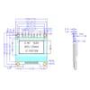 Módulo de display OLED estreito de 0,96 polegadas para PCB antigo, interface SPI, matriz de pontos 128X64, 3,3V5V