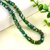Un lote de cuentas cuadradas de color AB con galvanizado de cristal 4/6/8 mm azúcar accesorios para joyería DIY cubos cuadrados de cuentas