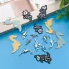 Mezcla de 8 Animales Dinosaurios Herbívoros Lindos de Dibujos Animados Colgante de Aleación de Zinc Accesorios de Joyería para Pulsera DIY Collar Llavero