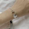 Pulsera de Perlas con Colgante de Mariposa Super Hada Japonesa y Coreana para Mujer, Elegante, Simple, para Novia, Collar Retro, Joyería de Moda