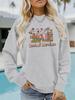 Estación Independiente Trabajador Social Estampado Holgado Otoño e Invierno Ropa Interior de Manga Larga Talla Grande Sudadera Venta al por Mayor