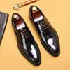 [Preventa, no en stock] Zapatos de una pieza con envío directo, cuero brillante, zapatos de cuero genuino para negocios casuales, punta fina, suela gruesa, que aumentan la altura, transfronterizo