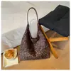 Bolso de mano retro con estampado de leopardo, elegante y a la moda, diseño nuevo, estilo casual y relajado, gran capacidad, bolso de hombro para mujer