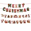 Decorações de Natal, Enfeites de carta do Papai Noel, Decorações de cena de árvore de Natal, Enfeites pendurados festivos, Artigos para festa de fim de ano