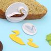 Ferramentas para Decoração de Bolo de Simulação de Panificação DIY Conjunto de Moldes para Biscoito Cisne Forma para Massas Doce Fofo