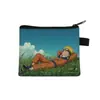 Nuevo y popular monedero de Naruto, linda bolsa de monedas con cremallera de dibujos animados, pequeña bolsa de almacenamiento para estudiantes al por mayor