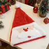 Suprimentos para Decoração de Natal Chapéus Curtos de Pelúcia Carimbados com Ouro Suprimentos de Natal Chapéus de Fantasia para Festa de Adulto Coleção