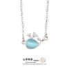 Camellia Mori estilo pequeño lindo traje de ballena azul dulce dama tesoro colorido estilo coreano lindo collar