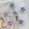 Aleación Estilo Nuevo Doble Cara Hueco Cristal Estrella Cadena de Cuentas DIY Cadena para Teléfono Colgante para Llaves Accesorios de Joyería