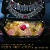 Sorpresa en el Maletero del Coche San Valentín Chino Romántico Decoración de Cumpleaños para Novia Escena de Diseño de Maletero para Propuesta de Matrimonio Confesión