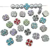 Nuevo Estilo Trébol de Cuatro Hojas Incrustado con Diamantes Zirconia de Ocho Agujeros Accesorios para Pulsera con Cuentas DIY Cadena de Teléfono Venta Caliente Transfronteriza