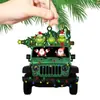 Grinch Transfronterizo Acrílico Fiesta Niños Decoraciones Adornos de Navidad Árbol de Navidad Plano Colgante Decoraciones Festivas