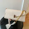 Bolso pequeño de alta gama transfronterizo para mujer, nuevo bolso de moda retro con cadena para el hombro, versátil para el trabajo, moderno bolso de hombro y cruzado
