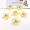Ropa de Moda Pendientes Accesorios para el Cabello Accesorios de Joyería DIY Broche Pinza para el Cabello Decoraciones Perlas Tela de Malla Flores Venta al por Mayor