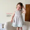 Ropa Infantil Yinco Vestido de Verano para Niñas Estilo Delgado Vestido sin Mangas para Niños Vestido Floral Vestido de Princesa Vestido de Bebé Clase A