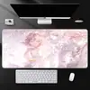 Mouse Pad para E-Sports Anime Bidimensional Grande Teclado de Computador Meninos e Meninas Escritório Criativo Antiderrapante Tapete de Mesa