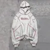 Moletom Solto Y2K Hip-Hop Streetwear Unissex Pulôver Conjunto de Top Manga Longa Bordado Moda de Rua