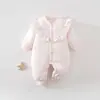 Saco Conejo Otoño e Invierno Cálido 120g Abrigo de Algodón Acolchado Ropa para Recién Nacidos Mono para Bebé Pelele para Bebé Recién Nacido