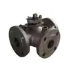 Válvula de Bola de Tres Vías para Minería, Válvula de Bola de Tres Vías Manual para Tubería de Suministro de Agua de Aspersión Subterránea, Equipo de Válvula de Desvío y Direccional