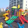 Combinação de Tobogã Duplo de Milho. Pequeno Deslizante Plástico de Doutor. Escorrega infantil. Slide de jardim de infância