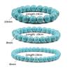 Pulseira turquesa azul atacado pulseira turquesa verde claro joias simples anel único contas redondas turquesa mercadoria spot transfronteiriça