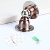 Tapón de Puerta de Acero Inoxidable sin Taladro, Tapón de Puerta Magnético Fuerte Engrosado, Tapón de Puerta Silencioso Anticolisión para Dormitorio y Baño, Venta al por Mayor