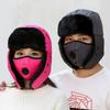 Gorra para Hombre y Mujer Estilo Coreano Invierno Cálida Cortavientos para Exteriores Juventud del Noreste Engrosada para Ciclismo Hombres y Mujeres Gorra Lei Feng para Hombre
