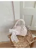 Elegante bolso de lunares para mujer, nuevo de verano 2026, moda casual de nicho, bandolera pequeña cuadrada