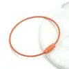 Llavero de Acero Inoxidable Chapado en Oro Real de 16 cm Pulsera de Acero de Titanio de Color Duradero Accesorios para Joyería Hecha a Mano DIY